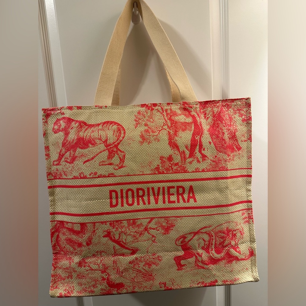Christian Dior Straw Bag with big bonus 🤗 - Picture 2 of 10